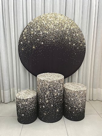 Preto e Dourado (não inclui bandejas e displays)