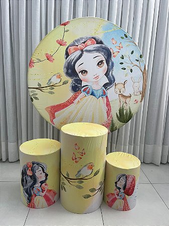 Branca de Neve Aquarela  (não inclui bandejas e displays)