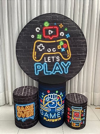 PLAY GAME 01 (não inclui bandejas, displays e balões )