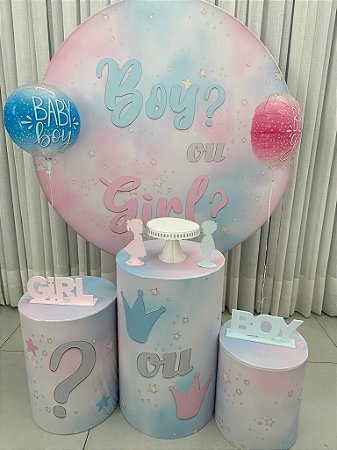 Boy e Girl -  (não inclui bandejas, displays e balões)