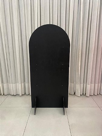 painel de mdf preto