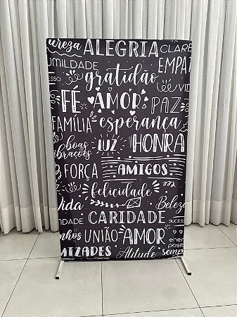 PAINEL QUADRADO COM TECIDO GRATIDAO