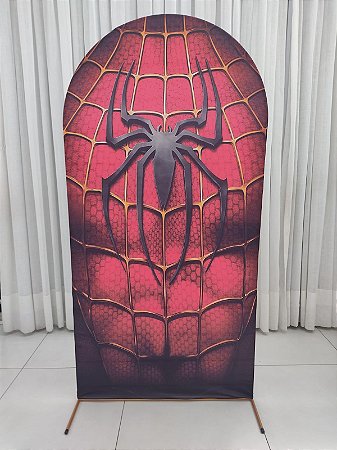PAINEL ROMANO COM TECIDO HOMEM ARANHA
