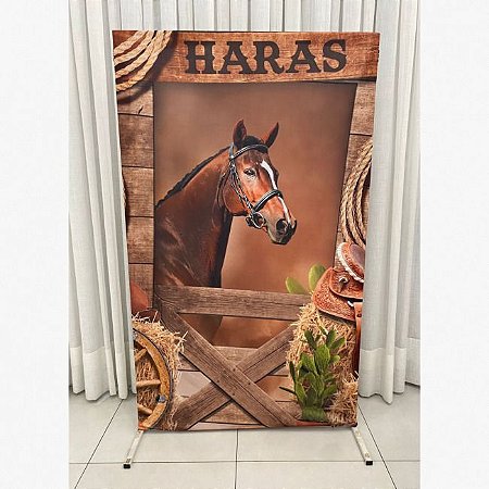 painel quadrado cavalo