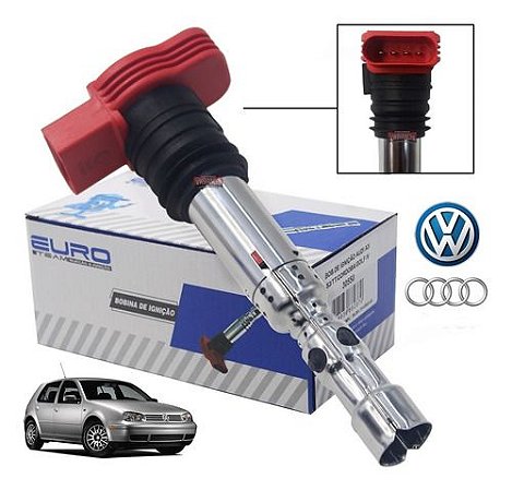 Bobina Audi Vermelha R8 A3 A4 A6 Jetta 06e905115 06c905115l