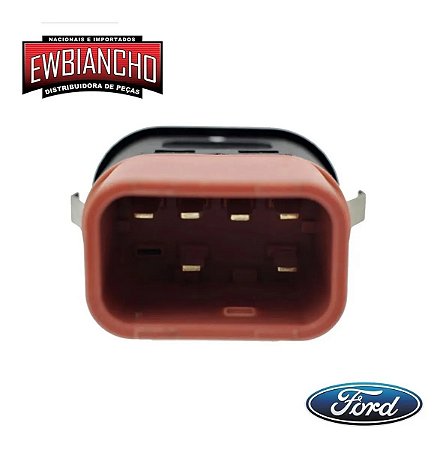 Botão Vidro Elétrico Simples Fiesta Ecosport 93bg14529aa