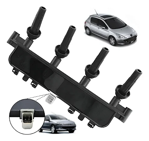 Bobina De Ignição Peugeot 207 1.4 8v 09-17 597079
