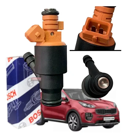 Bico Injetor Kia Sportage 2.0 16v 0280150504 Laranja Novo