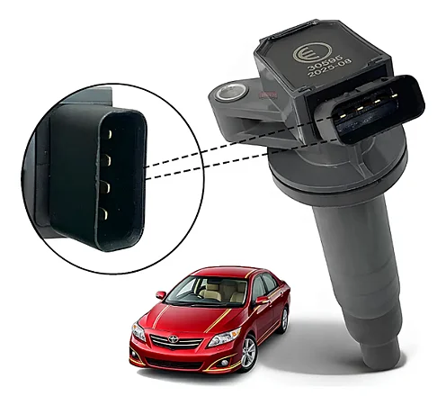 Bobina De Ignição Toyota Corolla / Fieder 1.6 1.8 16v - 2003