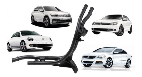 Tubo Cano Refrigeração Vw Passat Jetta Tiguan 2.0 Tsi