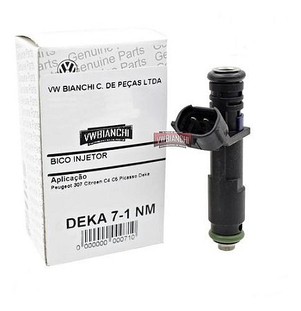 Bico Injetor Peugeot 307 Citroen C4 C5 Picasso Deka 7_1 Novo
