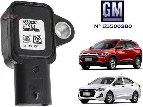 Sensor De Pressão Ar Map Original Gm Onix Plus Tracker Turbo