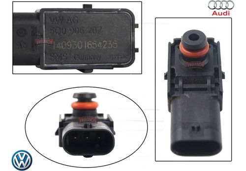 Sensor Map Golf 1.4 Tsi Audi A1 A3 Pressão Coletor Original