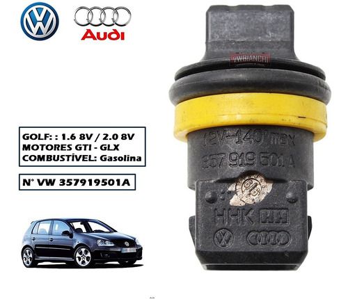Sensor Temperatura Golf 1.8 - Golf 2.0 Glx Gti 357919501