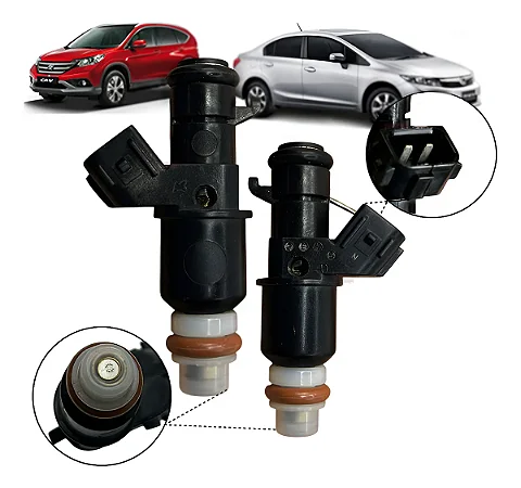 Bico Injetor Honda Crv Civic New Civic 2.0 City Fit 10 Furos
