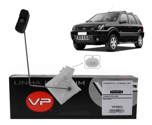 Sensor Nível Boia Combustível Fiesta Ecosport Flex 20042007