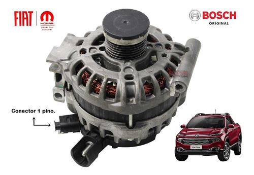 Alternador 51978345 Fiat Toro E Jeep 1.8 Flex 2018.../ Bosch
