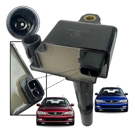 Bobina De Ignição Toyota Corolla 1.5 De 95 Até 99 - Novo