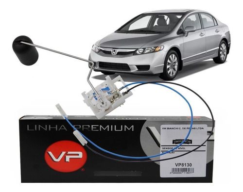 Sensor Nível Boia Combustível Honda Civic 1.8 Flex 2006/2011