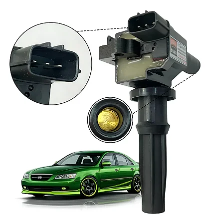 Bobina De Ignição Sonata Santa Fé Sorento Optima 2001 À 2006