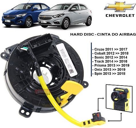 Cinta Fita Airbag Hard Disk Onix Prisma Spin 2013 14 15 16