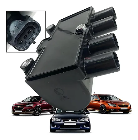 Bobina Ignição Stilo Doblo Palio Punto Siena 1.8 8v - Euro