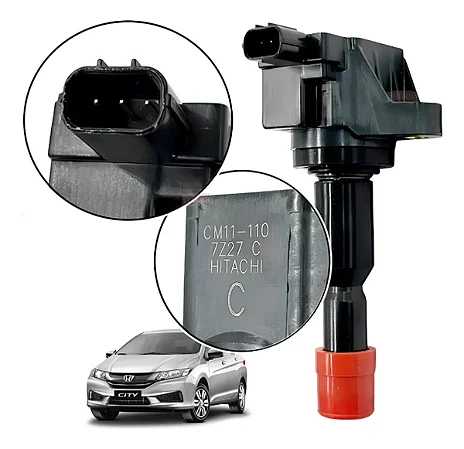 Bobina De Ignição Honda Fit 1.5 16v Cm11110 2003 À 2008