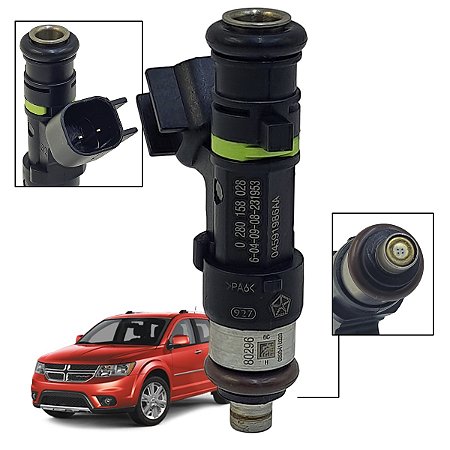 Bico Injetor Dodge Journey 2.7 6cc 0280158028 Novo Bosch