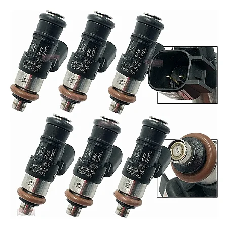 6x Bico Injetor Ford Fusion V6 3.0 2.5 2009 A 2012 0280158189