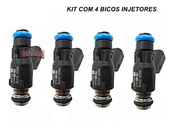 4X Bico Injetor Azera Vera Cruz Sorento 3.3 3.8 V6 35310-3c000