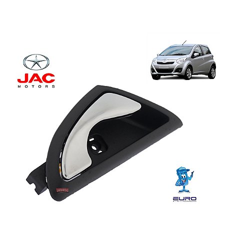 Maçaneta Puxador Cromado Porta Jac Motors J3 Lado Direito