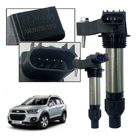 Bobina Ignição Omega Australiano 3.6 V6 Captiva 3.6 V6 Nova