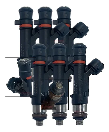 Kit 6 Bicos Injetores Pajero Full 3.8 V6 1465a069 2007/20133