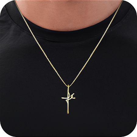 Pingente Unissex Fé - Banhado a Ouro 18k