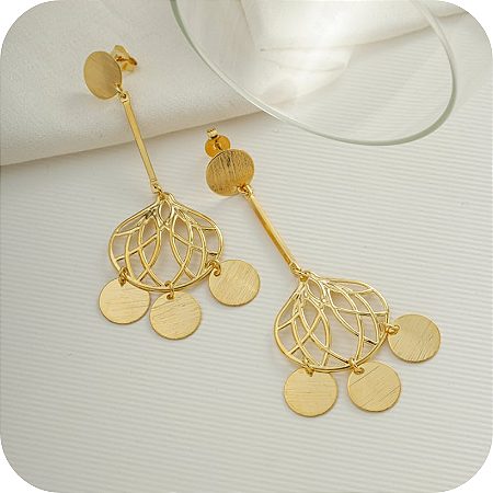 BRINCO GRANDE COM PINGENTES