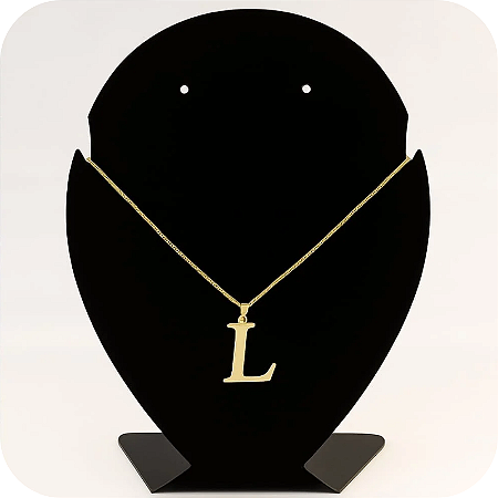 Colar de Letra L Simples