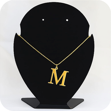 Colar de Letra M Simples