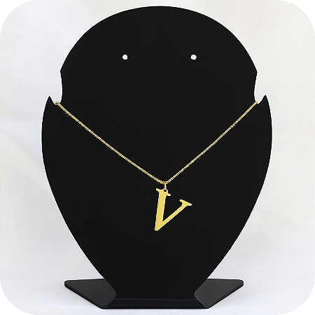 Colar de Letra V Simples