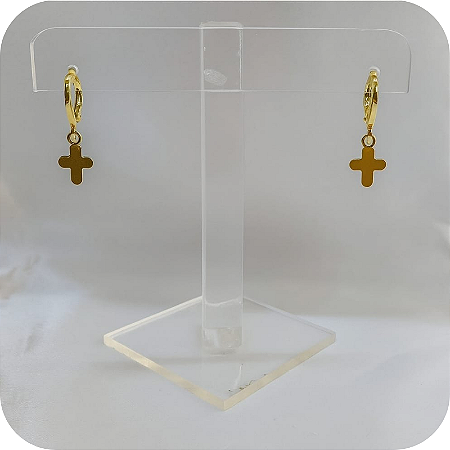 Argolinha de Click com Pingente Arredondado