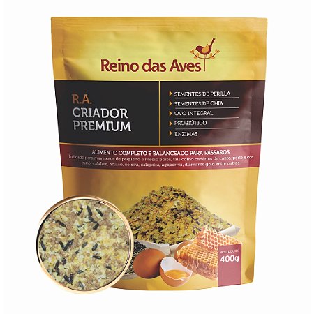 Farinhada com Ovos - RA Criador Premium - 400g