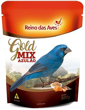 Azulão Gold Mix 500g - Reino Das Aves