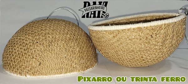 NINHOS PASSARINHEIRO RAIZ. linha clássica para Pixarro e trinca-ferro