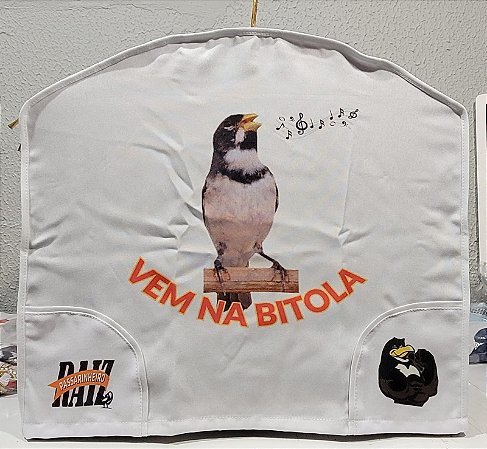 Capas para gaiola de Coleiro e Papa Capim, modelos exclusivos e personalizados padrão torneio e passeio. Marca passarinheiro raiz. VEN NA BITOLA!