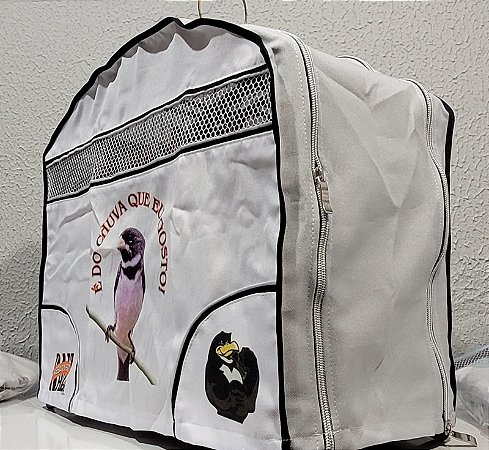 Capas para gaiola de Coleiro e Papa Capim, modelos exclusivos e personalizados padrão torneio e passeio. Marca passarinheiro raiz. é do chuva que eu Gosto!