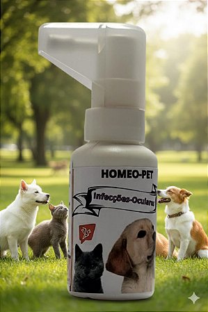 Medicamento Homeopático para Infecções Oculares – Uso Veterinário (Cães e Gatos) 30ml