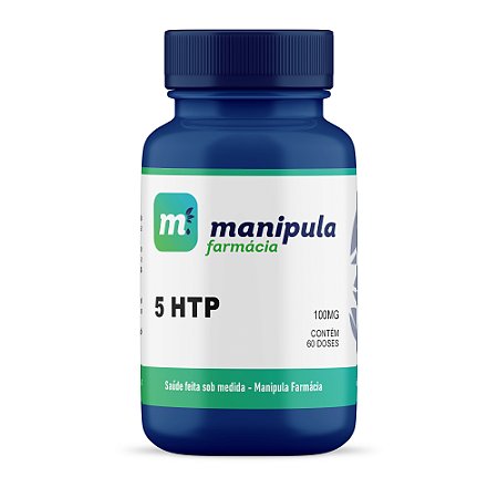5 HTP 100mg 60 Cápsulas – Reduz o Estresse e Melhora a Qualidade do Sono