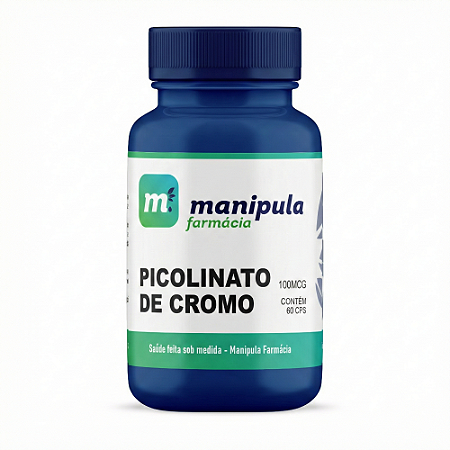 Picolinato de Cromo 100mcg - 60cps