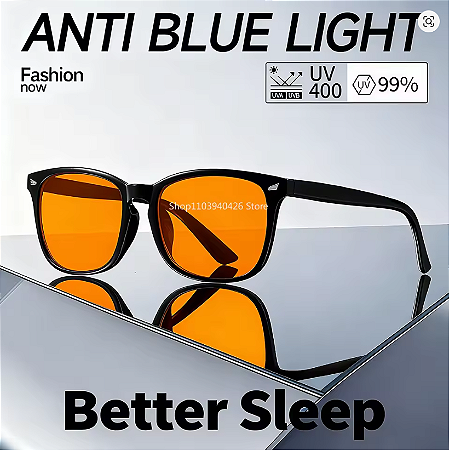 Óculos de luz azul de sono para bloqueio de luz azul lente vermelha para jogos de computador reduzir a fadiga ocular óculos de luz azul