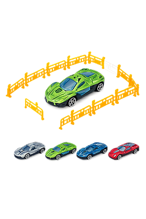 CARRO DE METAL RODA LIVRE COM BARREIRAS
