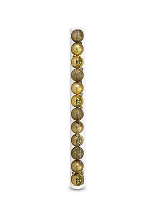TUBO DE BOLAS NATALINAS 3CM C/12